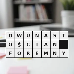 Hasło krzyżówkowe dodekaedr - dwunastościan foremny – rozwiązanie, synonimy, podpowiedzi i definicje krzyżówkowe